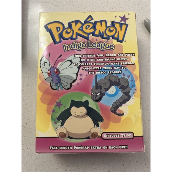 Pokémon Indigo League Season 1 Part 2 DVD 3 Disc Boxed Set 28 Episodes 27-52 - Picture 2 of 4
